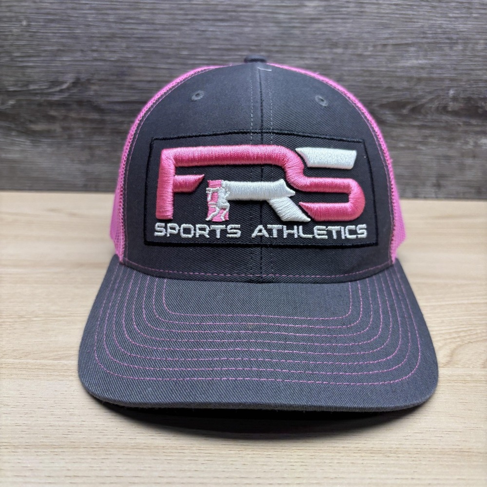 FRS Sports Athletics Richardson Hat Cap Snap Back Mens One Size Pink Trucker